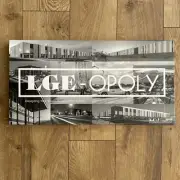 Unique Mint LGE-opoly Monopoly Board Game New LGE Design Build