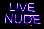 Live Nude Nudes Girl Dance Pole Hot Girl 17"x14" Neon Light Sign Lamp Real Glass