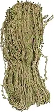 ANDRESLAD Artificial Greenery Jute Twine Garland with Lifelike Leaves for Weddings Parties Home Decor Braided Burlap Ribbon Easy Setup UV Resistant Versatile Decoration