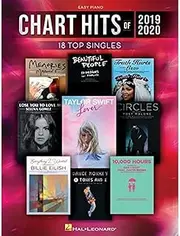 Hal Leonard Chart Hits of 2019-2020 for Easy Piano Songbook: 18 Top Singles
