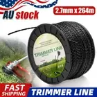 2.7MM x 264M Replacement Trimmer Line Snipper Cord String Whipper Spiral Kit