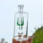 4.7" Pyrex Glass Bong Smoking Water Pipe Portable Hookah Bubbler W/10mm Bowl