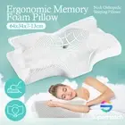 Memory Foam Neck Pillow Ergonomic Contour Cushion Orthopedic Cervical Support