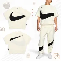 在飛比找蝦皮商城優惠-Nike 短袖 NSW Swoosh 男款 米白 短T 重磅