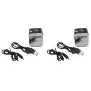 2X TD-V26 Digital Portable Fm Radio Receiver LED Loudspeaker Speaker MP36859