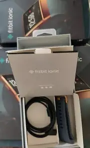 Fitbit Original Band and charge Cord For Fitbit Ionic - Blue *SMALL* NEW