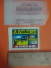 Vintage Abilene, Kansas (Old Abilene Town) Decal