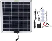 200W Solar Battery Charger Kit High Efficiency Monocrystalline Solar Panel Battery Maintainer with OBD Plug for Outdoor Camping Travel RV