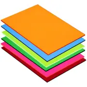 PMMA Acrylic Sheets Colored Transparent 7 x 5Inch 6 Colors 6 Pcs
