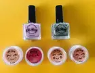 Oh Flossy Childrens Kids All Natural Mixed Nail polish, Blush And Lipstick