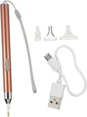 STOBOK 1 Set Drilling Pen Dotting Pen Dot Painting Tools Foam Cake Dummies Glowing Diamond Nail Art Dotting Tool Resin Drill Pen Rhinestones Point Drill Pen Plastic Shine Elbow
