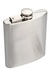 Stainless Steel Liquor Pocket Hip Flask Alcohol Whiskey Screw Cap Flagon 7oz