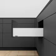 Blum 773K55S0S LEGRABOX 22" L x 5-1/16" H Full Extension - Silk White