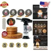 Elegant SmokeTop Cocktail Smoker with Cherry, Hickory, Maple Chips - Gift Set