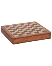 Sagebrook Home 10in Magnetic Acacia Chess Set