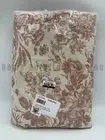 Pottery Barn Sorrel Toile Floral Cotton Duvet Cover Rosewood King Cal #A1357