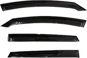 YW AUTO Out Channel Ventvisor/Window Deflectors/Window Visor | Fits 2013-2021 Kia Carens, 4 pcs.