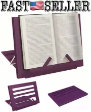 The Brilliant Reading Rest Book Tablet Holder Display Stand, Purple - NEW! FAST!