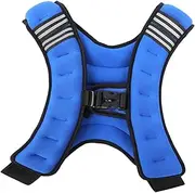 Weight Vest, Adjustable Load Weight Vest Fitness Running Vest Exercise Training Waistcoat Sports Weighted Jacket for Muscle Building Weight Lifting
