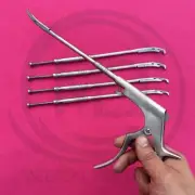 Spine Endoscopic Surgery Rongeur Set, Angled Interlaminar Spine Endoscopic Set