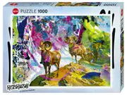 Heye Rebrush Big Horns by Gunter Konrad Jigsaw Puzzle 1000 Pieces (HEY30040)