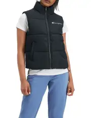 [Champion] Rochester Puffer Vest Black CTN8N