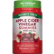 Nature's Truth Apple Cider Vinegar Gummies 75ct Apple Flavor Gummy