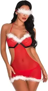 [Generic] Plus Size Lingerie with Underwire Nightdress Underwear Bodysuit Little Women Dolls
