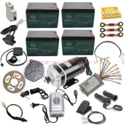 48V 600W Brush Motor Controller Throttle Pedal Kits for Razor E-bike Scooter DIY