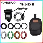 Yongnuo YN14EX II TTL LED Macro Ring Flash Light for Canon 5D4 1DX2 5Dsr 750D