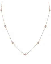 14K Rose Gold 2.00 ct. tw. Diamond Necklace