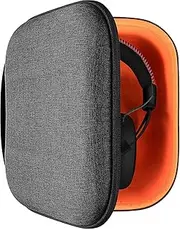 Geekria Shield Headphones Case Compatible with Hyperx CloudXStingerCore, CloudIII, CloudII, CloudStingerCore Case, Replacement Hard Shell Travel Carrying Bag with Cable Storage (Dark Grey)
