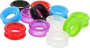 Milisten 12 Pack Pet Grooming Scissors Finger Rings Dog Grooming Silicone Ring Set Scissor Thumb Inserts for Comfortable Use