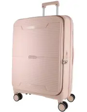 [PIERRE CARDIN] Luxe Large 80cm Hard Shell Suitcase in Blush