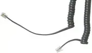 Cisco 25' Ft Feet Charcoal Gray 7960 7961 7962 7965 IP Phone Handset Coil Cord