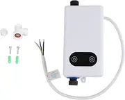 Instant Electric Water Heater - 3400W Tankless Water Heating Machine - Memory Function & Frequency Conversion for Constant Temperature - 220V Electric Heater for Fast