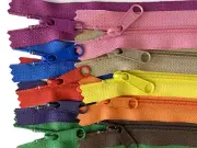 10pcs YKK #4.5 16" Handbag or Purse Bulk Zipper with Extra-Long Pull Made In USA