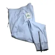 DKNY NWT XL Women Light blue Zipper Sweat Pants $69 #1145C