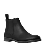 SAXON BLACK OIL SUEDE BOOTS