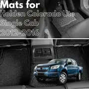 for Holden Colorado Ute Single Cab 2012-2016, Premium Car Floor Mats