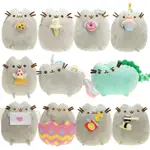 PUSHEEN CAT胖吉猫可愛毛絨公仔 餅乾甜甜圈猫毛絨玩具掛件 情侶閨蜜節日禮物禮品