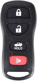 FLJKCT Key Protective Shell Remote Car Key Shell Cover 4 Buttons,for Nissan Infiniti Altima Maxima Armada