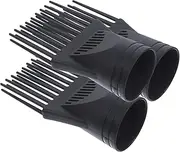 IWOWHERO Hair Dryer Accessory Set 3pcs Wind Comb Hair Dryer Diffuser Pick Nozzle