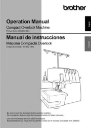 Brother SB3734T Overlock Serger Owners Instruction Manual Reprint
