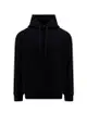 Cotton sweatshirt with embroidered logo - BURBERRY - Black