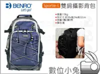 在飛比找Yahoo!奇摩拍賣優惠-數位小兔【BENRO 百諾 雙肩攝影背包 藍 Sportie