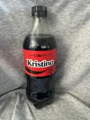 Share a Coke with Kristina 2025 Personalized Gift Coca~Cola Bottle 20oz Zero