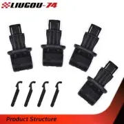 Sun Shade Hook Clip Kit Fit For 05-10 Honda Odyssey Sliding Door Black 4 Pack