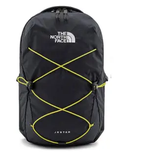 【The North Face】Jester 抗撕裂多功能減震透氣後背包28L/FlexVent背負系統(3VXF-P9B 黑黃 N)