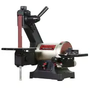 Bucktool 1x30 Inch Bench Belt Sander with 5 Inch Disc with Wrench Storage and...
